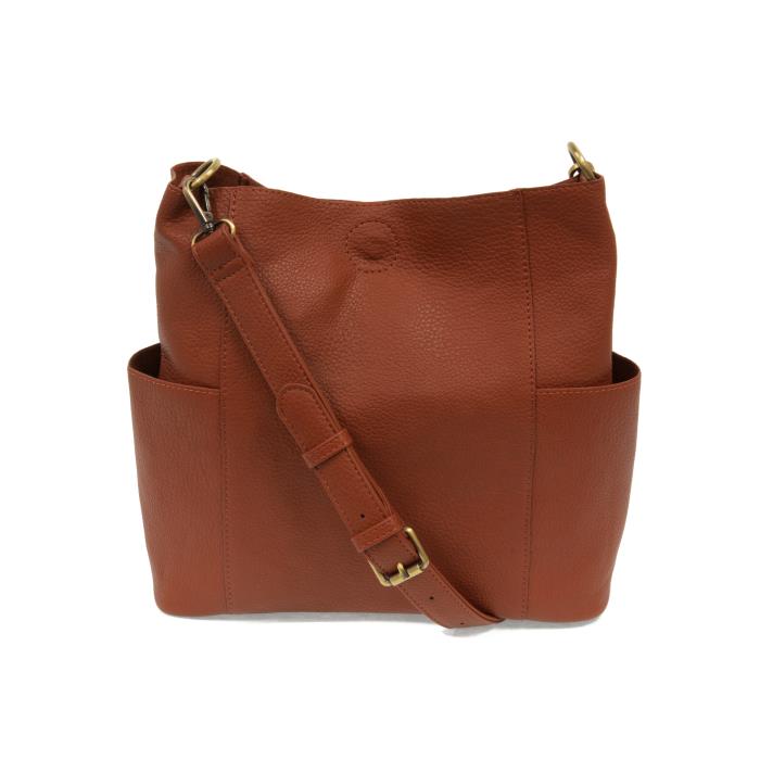 Kayleigh Side Pocket Bucket Bag Spice