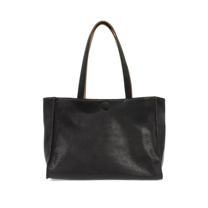 Tatum Reversible Tote Black/Tan