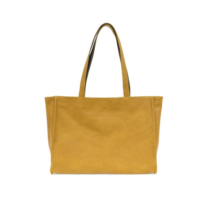 Tatum Reversible Tote Mustard/Grey
