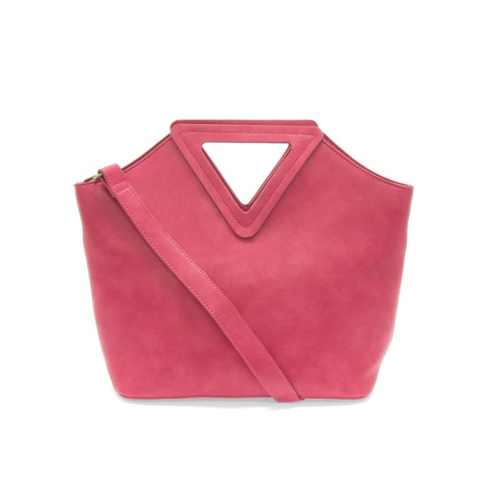 Sophie Triangle Handle Bag Hot Pink