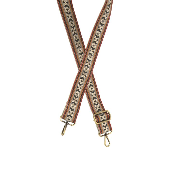 X's & O's Embroidered Guitar Strap
