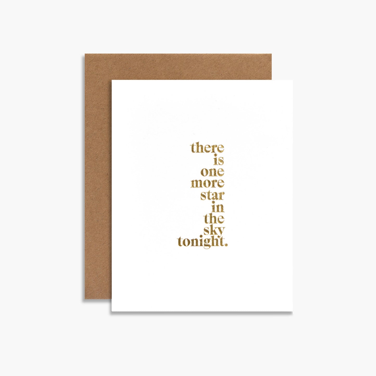 There Is One More Star In The Sky Tonight Greeting Card