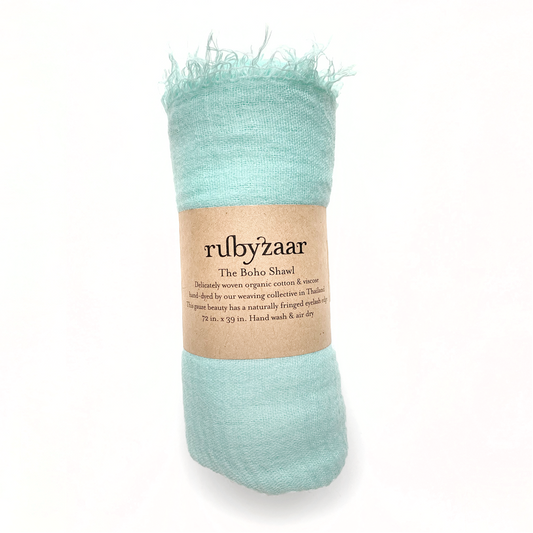 Boho Scarf - Seafoam