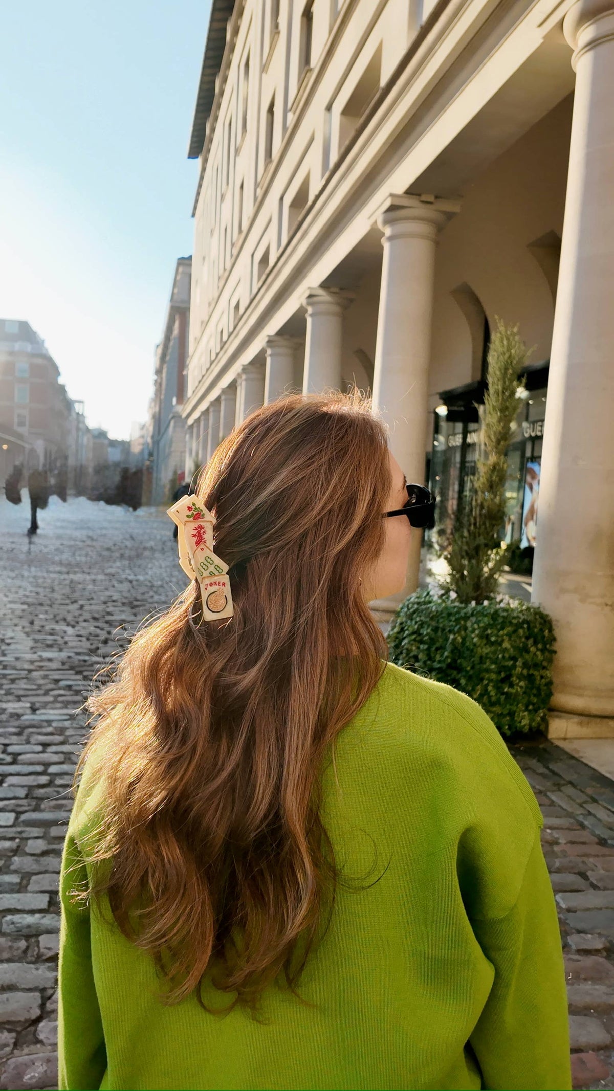 Mahjong Claw Hair Clip