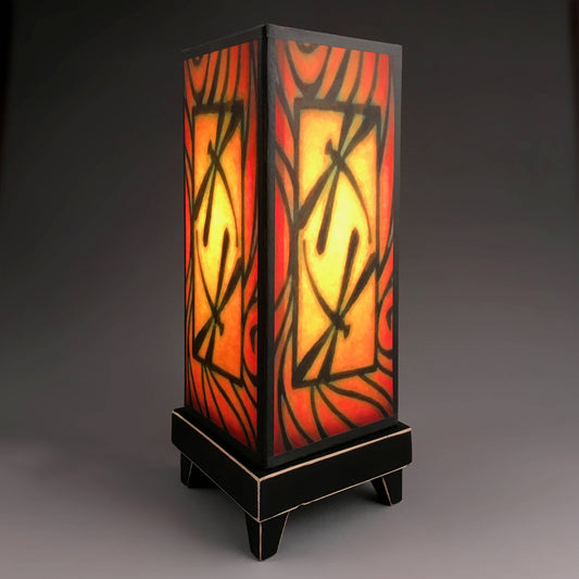 Brown Dragonfly Lamp - ML98