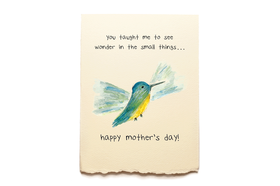 Hummingbird Mother's Day Card