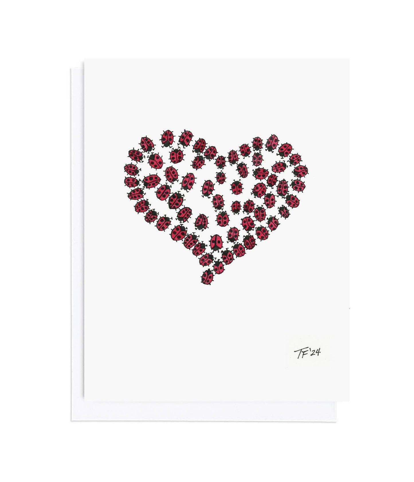 Ladybug Mixer Card