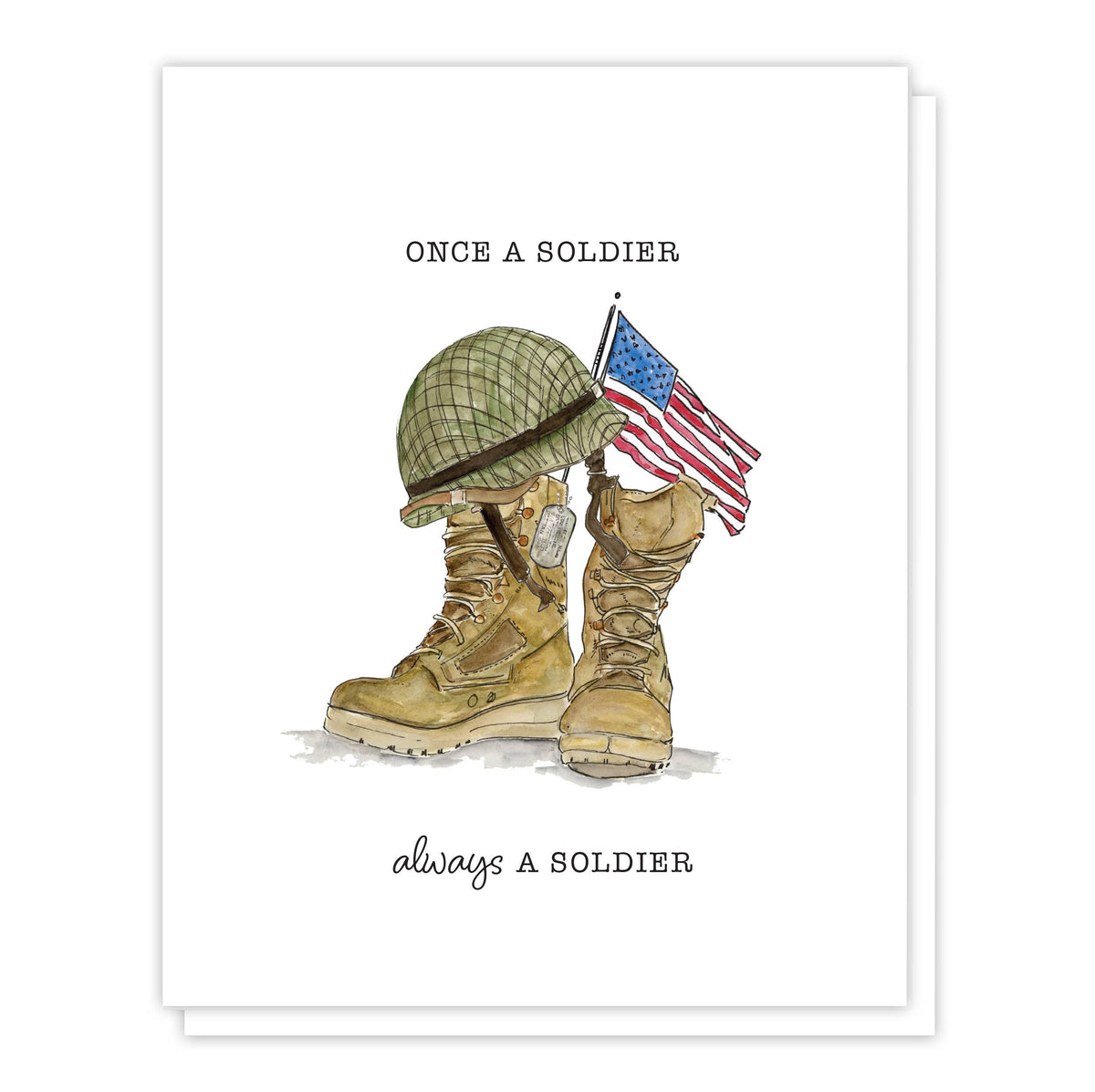 Military Retirement & Promotion Card