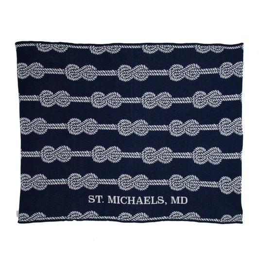 CDA Nautical Rope Throw Blanket