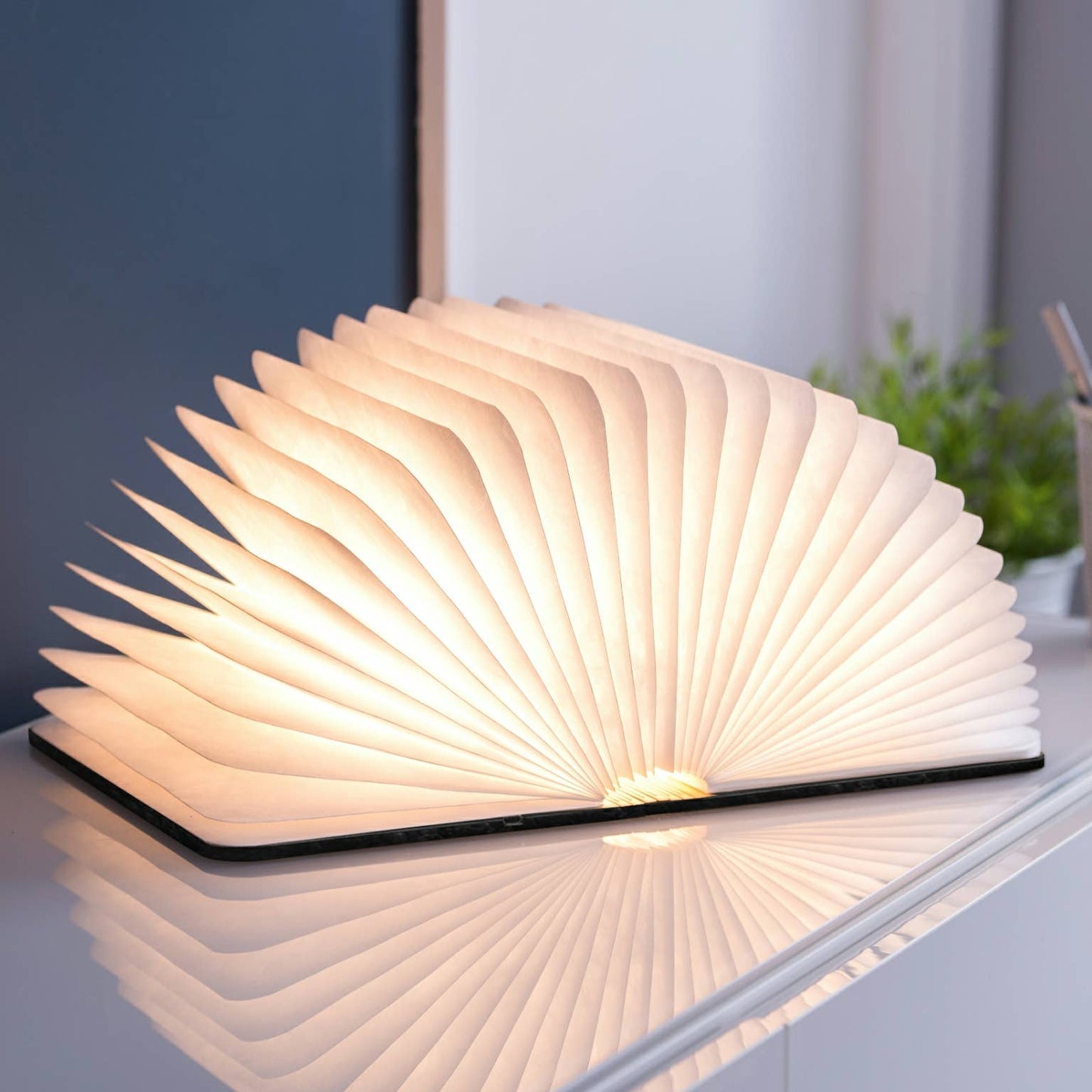 Leather Smart Book Light: Brown Leather / Mini
