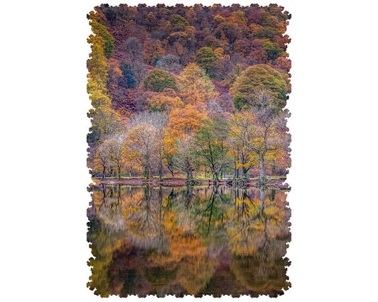 Reflections Upon Autumn Wooden Puzzle