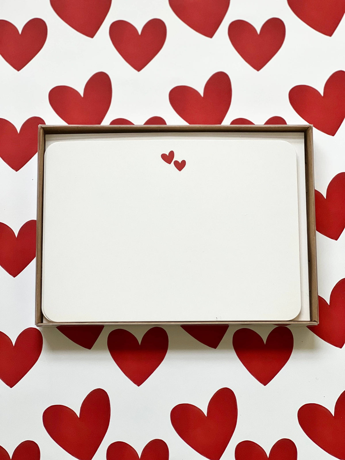 Red Heart Note Card Red Hearts Flat Notecards – Mix It Up Home & Gift