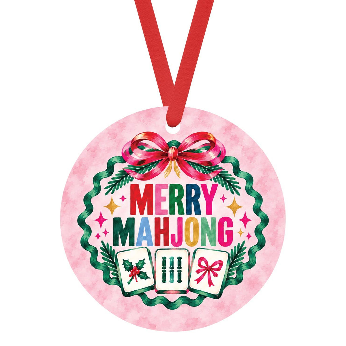 Merry Mahjong Ornament