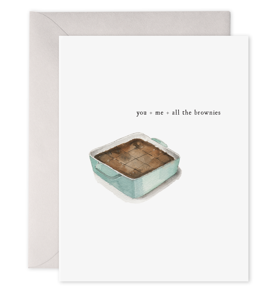 All The Brownies | Love & Friendship Greeting Card: 4.25 X 5.5 INCHES