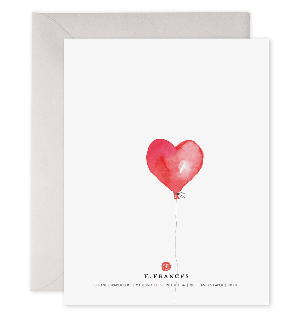 Valentine Balloons | Valentine's Day Greeting Card: 4.25 X 5.5 INCHES