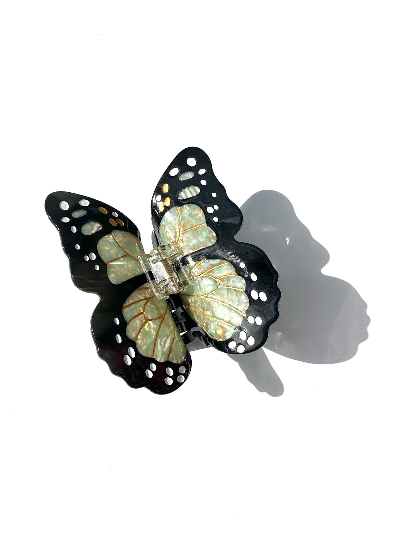 Monarch Butterfly Claw Clip: Multi Tortoise