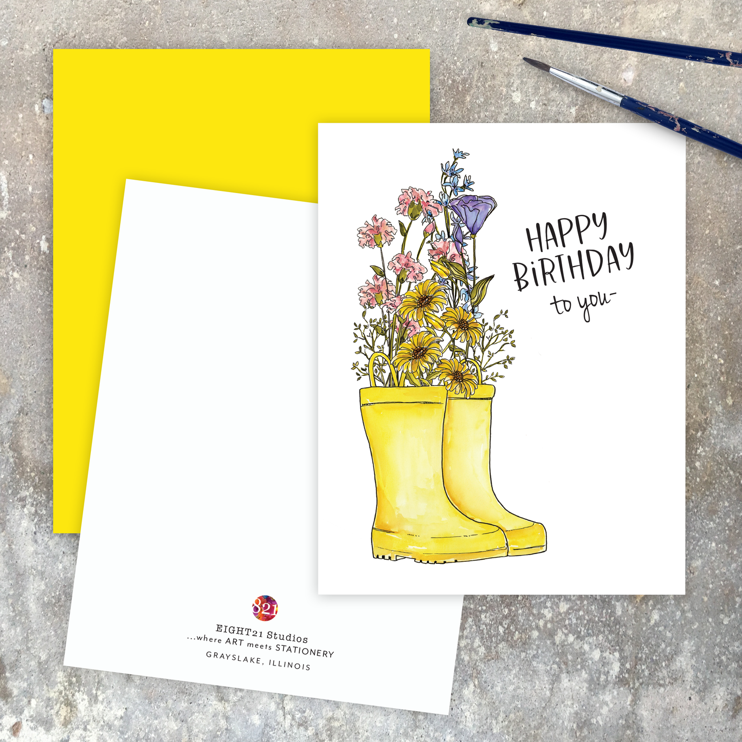 Happy Birthday Cards Rainy Day Birthday Card