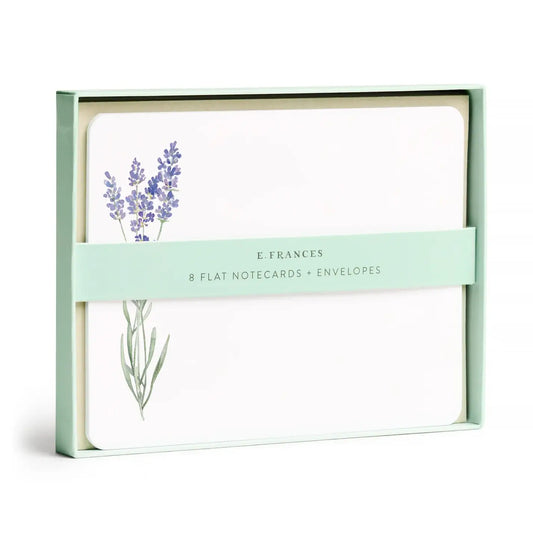 Lavender Flat Notes | Boxed Notecards Stationery