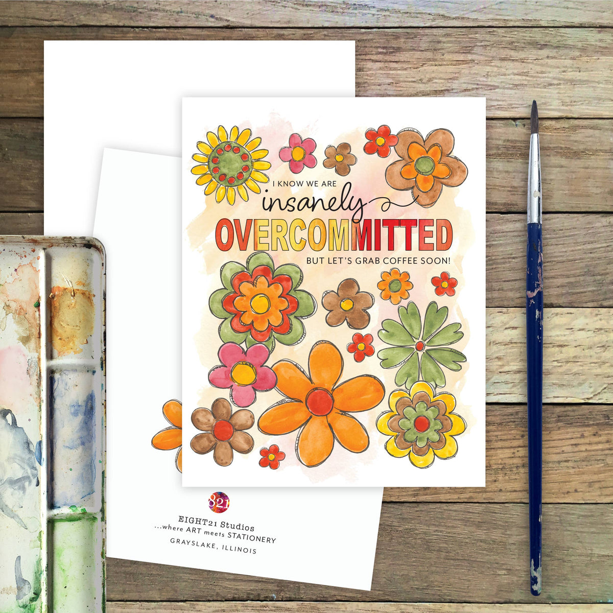 Boho Greeting Cards Mental Health Card