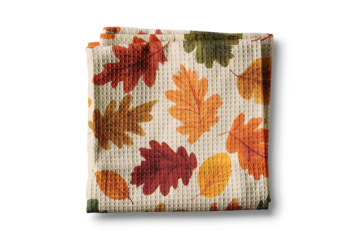 Fall Autumn Leaves Foliage Picking Farm Towel
