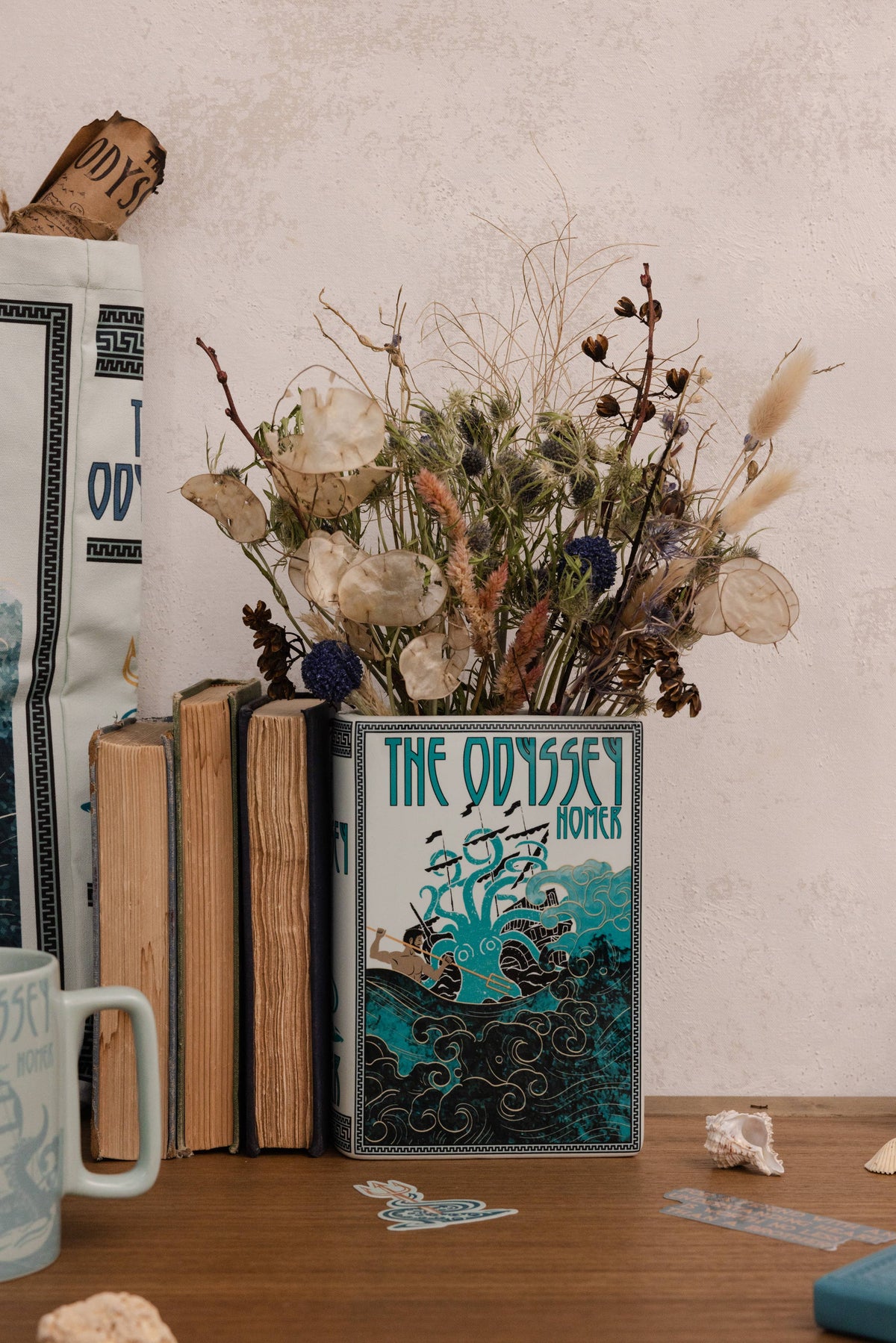 Large Book Vase - The Odyssey