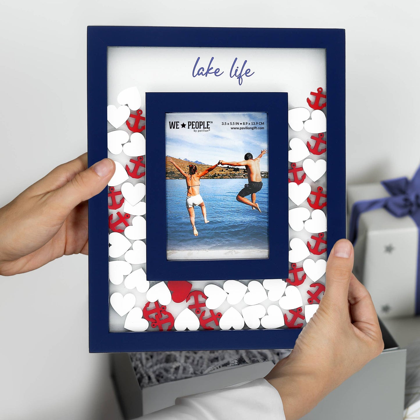 Lake Life - 8" x 10" Picture Frame (Holds 3.5" x 5.5" Photo)