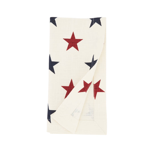 Americana Stars Napkin: Red/White/Blue / 20"