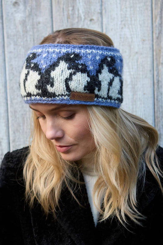 Huddle of Penguins Ear Warmers Headband