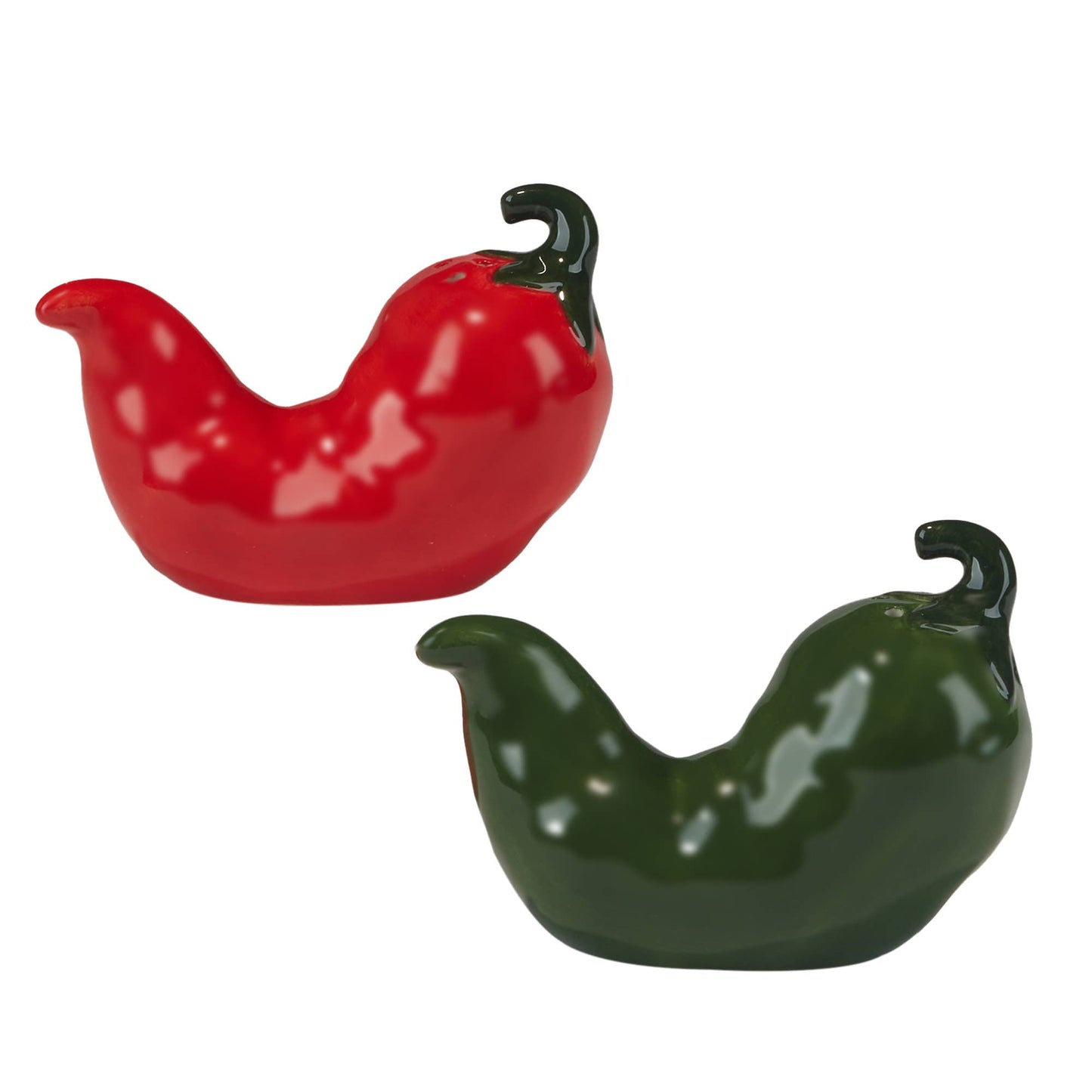 Spice Love 3-D Chili Pepper Salt and Pepper Set 4.5in
