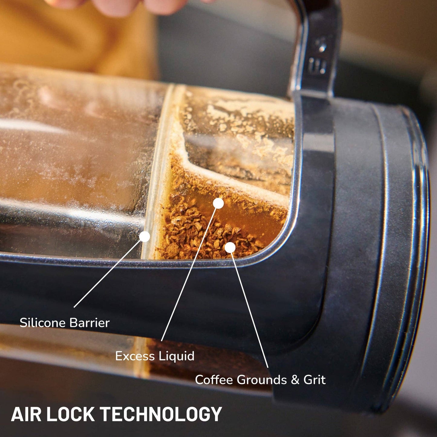 French Press P3 Black / 18 oz
