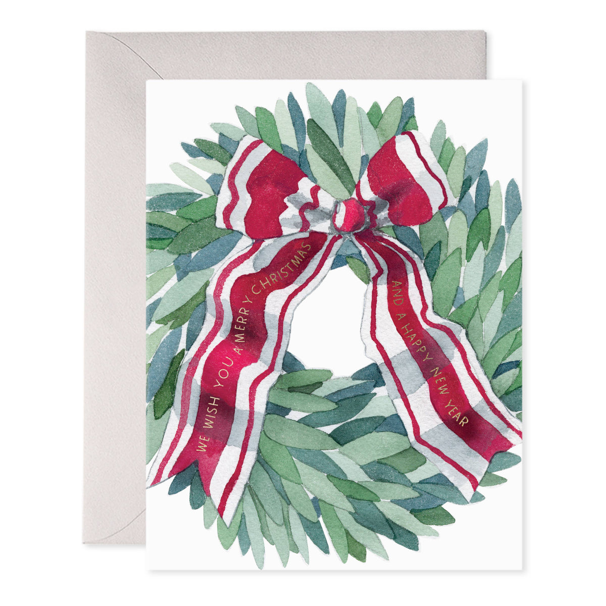 Laurel Wreath Christmas Greeting Card Boxed Set