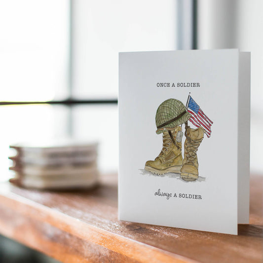 Military Retirement & Promotion Card