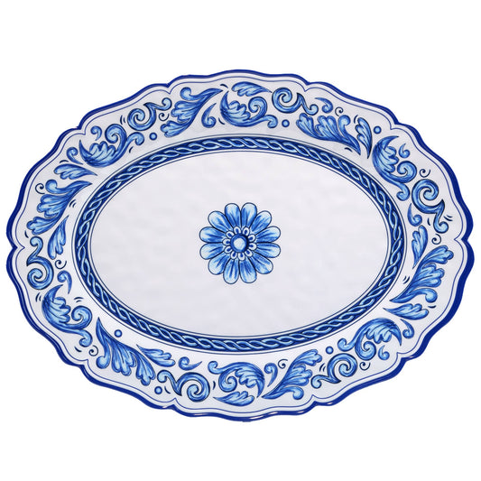 Veranda 100% Melamine Oval Platter 18in x 13.5in (750 Grams)