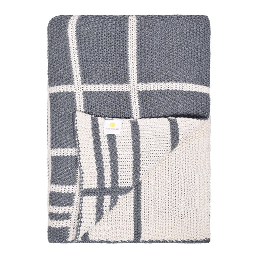 Grid - Grey/Ivory