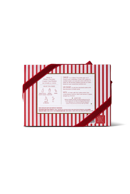 White Chocolate Candy Cane Martini Kit