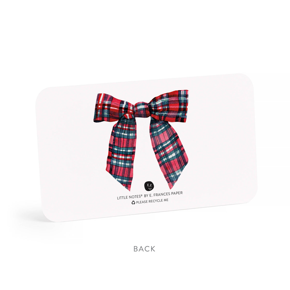 Plaid Bow Christmas Little Notes® Notecard Pack