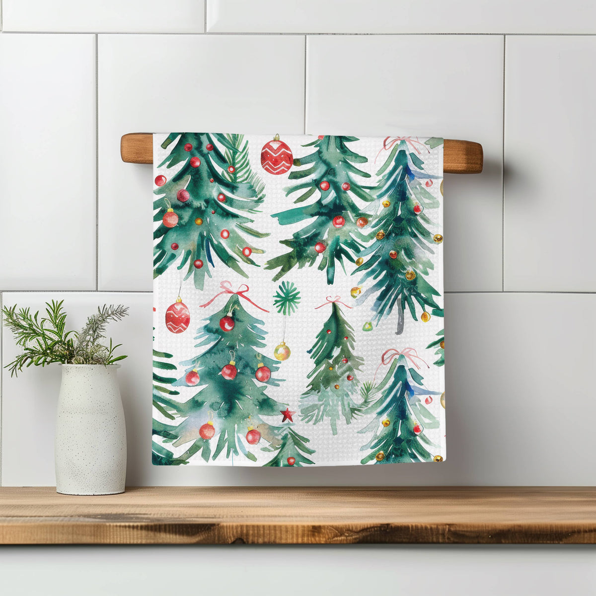 Christmas Tree Array Towel