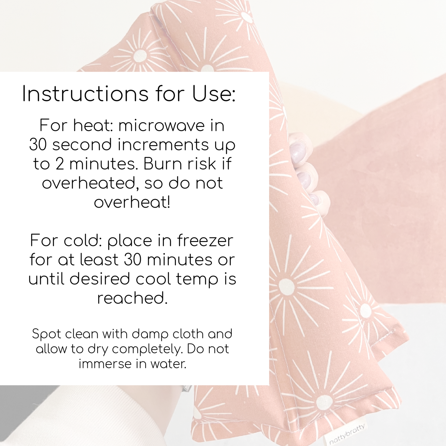 Neck Wrap : Painted Blooms (Scented) / With Handles