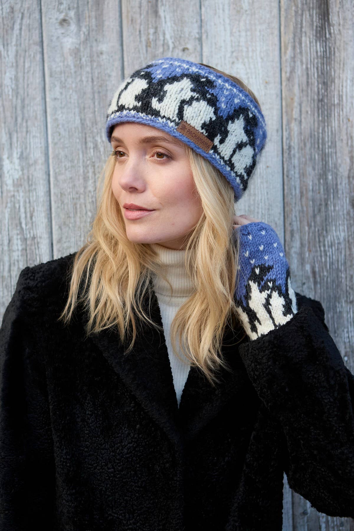 Huddle of Penguins Ear Warmers Headband