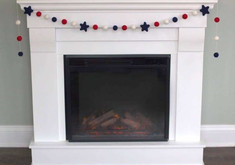Fourth of July Garland - Stars