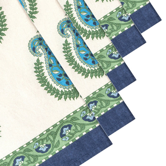 Cassis Blue & Green Napkins 19x19