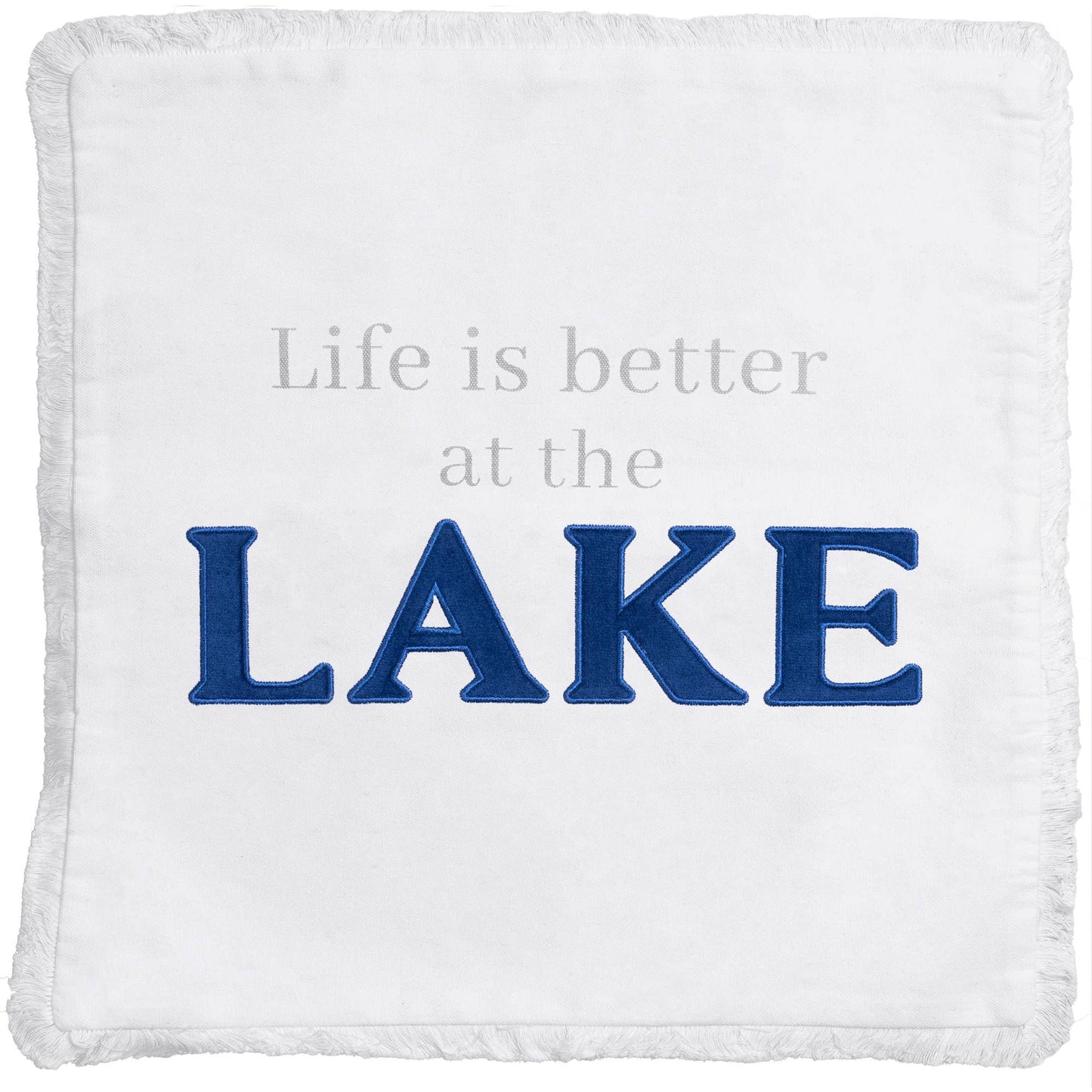 Lake - 18" Throw Pillow Cover