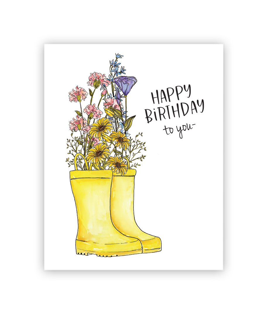 Happy Birthday Cards Rainy Day Birthday Card