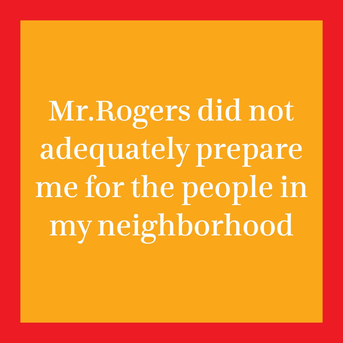 CARD Mr. Rogers