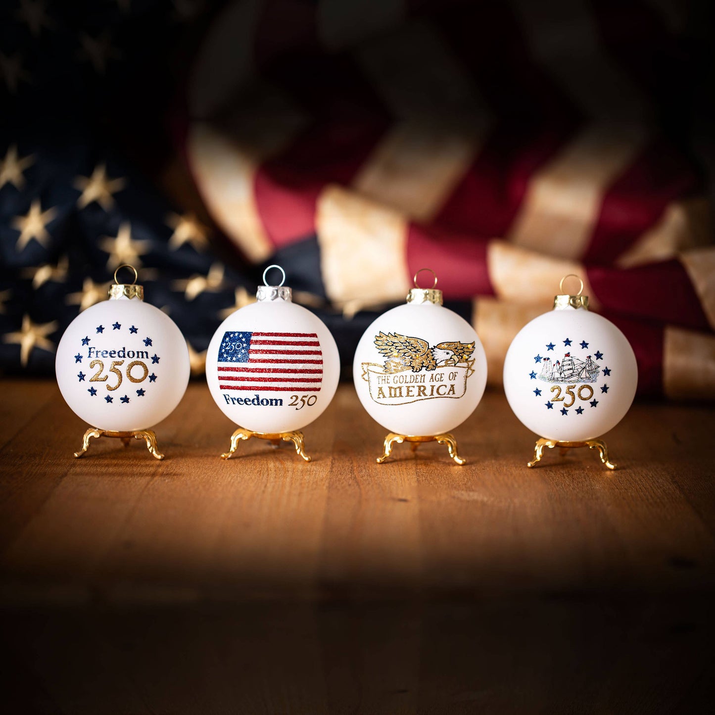 Freedom 250 Stars Ornament