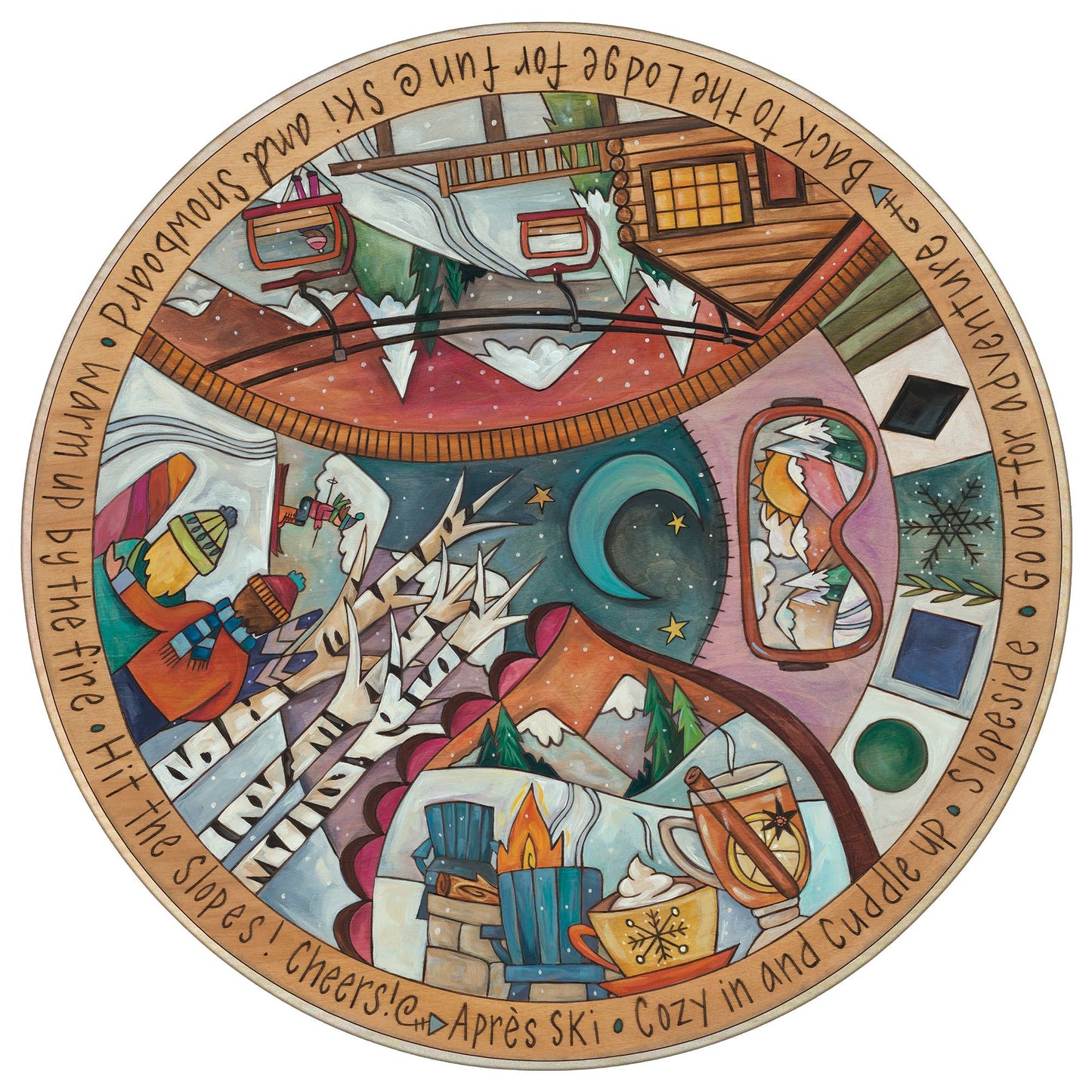 "First Tracks" Limited Edition Lazy Susan