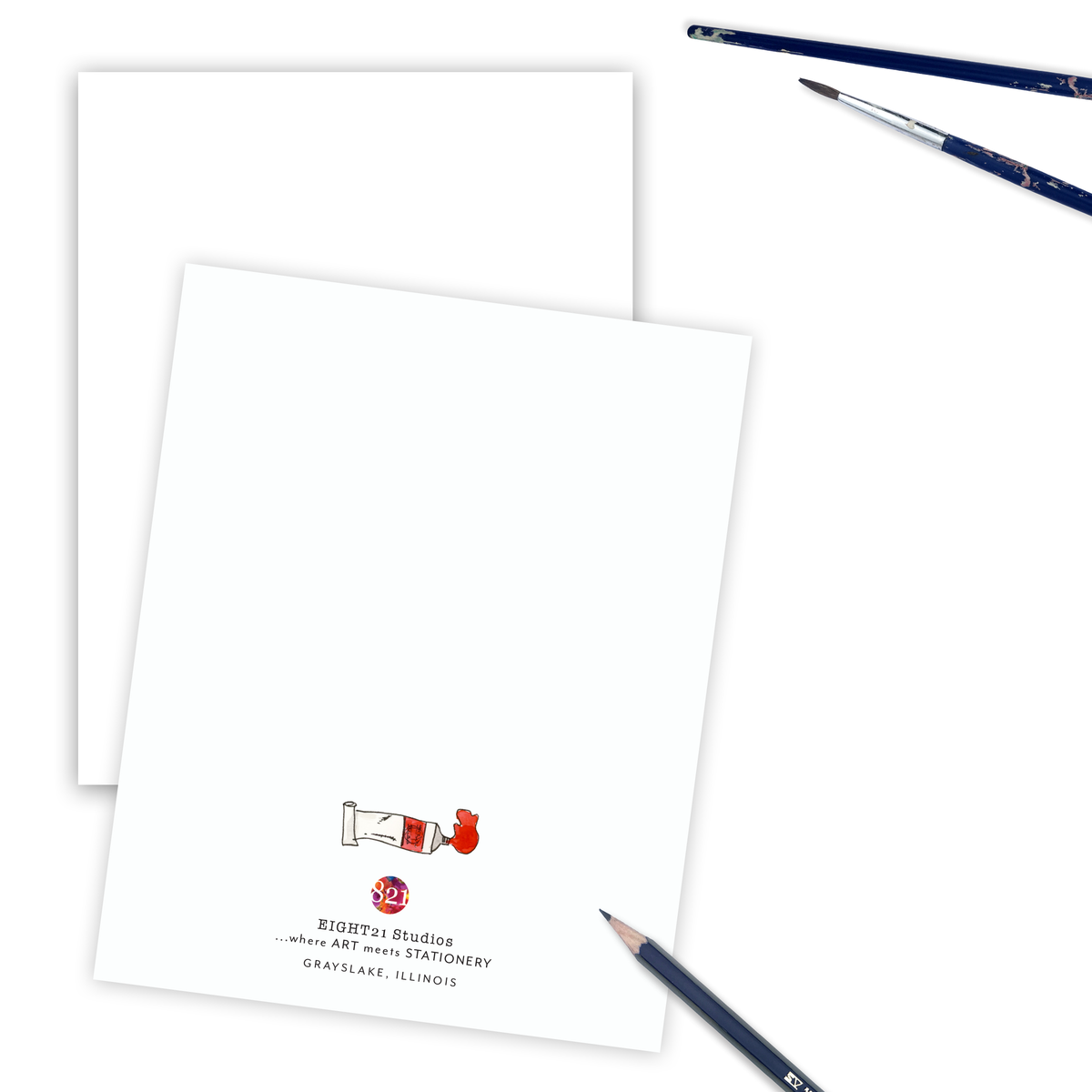Watercolor Artist and Designer Happy Birthday Card