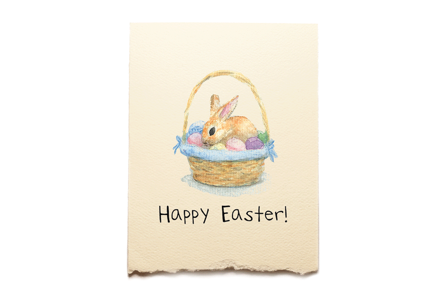 Bunny Spring Greeting Card