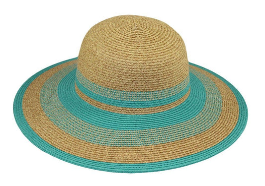 8077 Stripe Design Hat Spring: Black