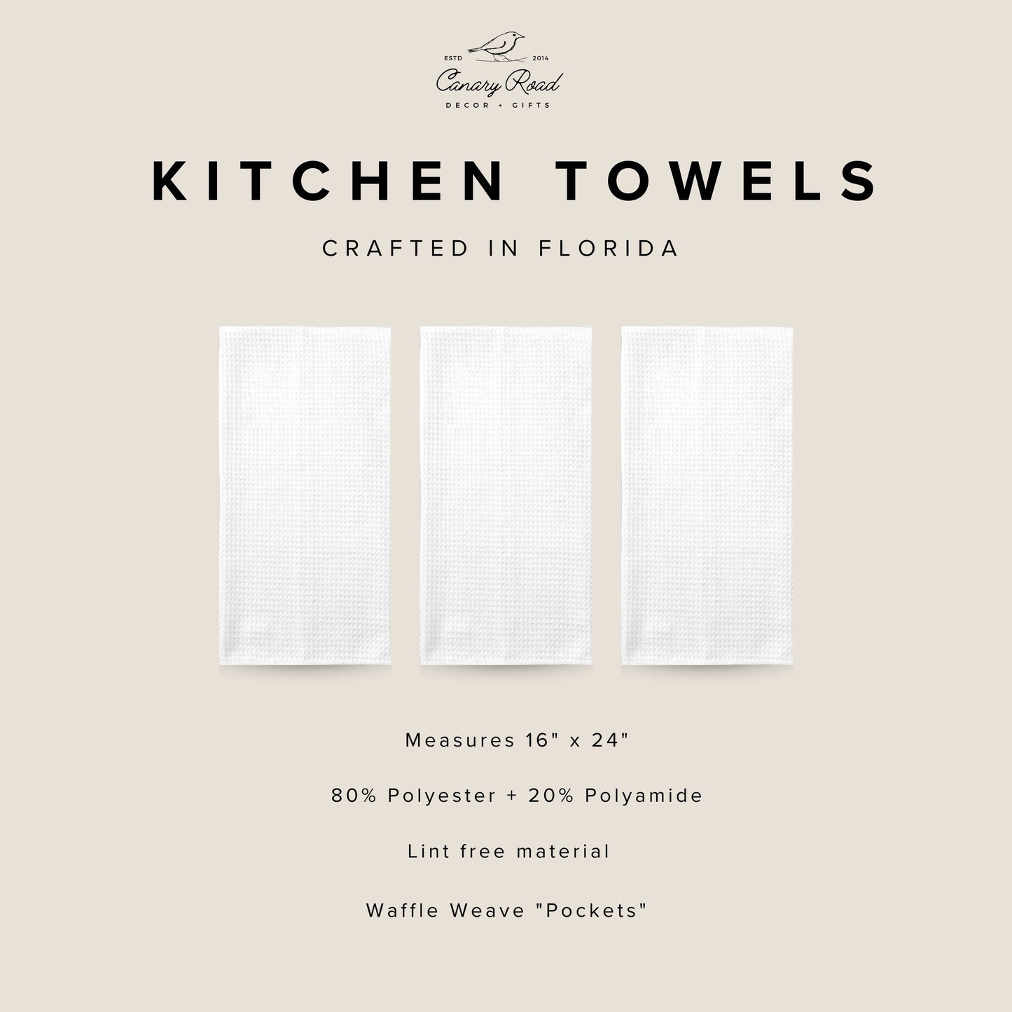 Pickleball Paddle Court Tennis Kitchen Towel